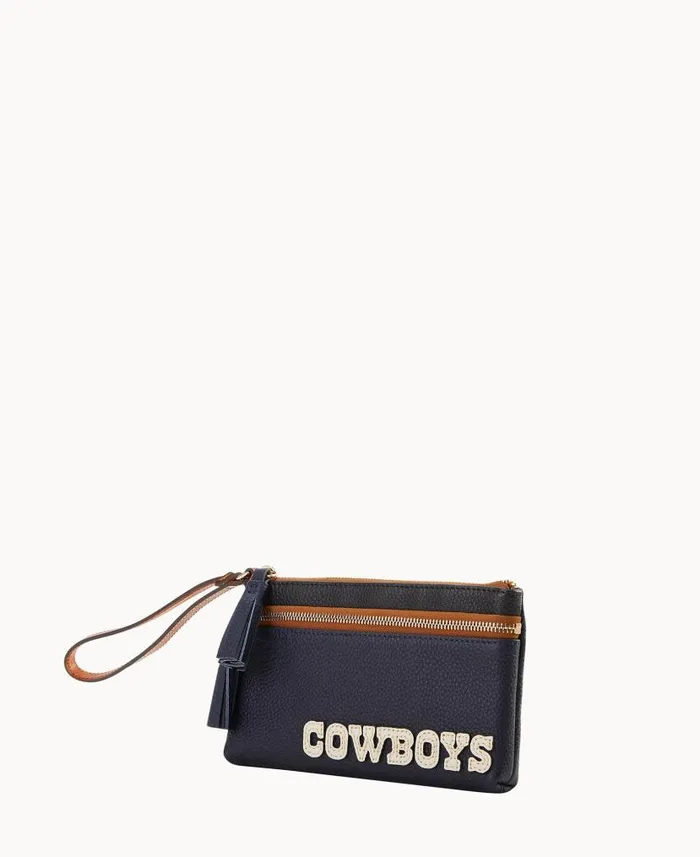 NFL Cowboys Double Zip Wristlet Cowboys ManWoman Dooney and Bourke Wallets NFL Cowboys Double Zip Wristlet Cowboys ManWoman Dooney and Bourke Wallets