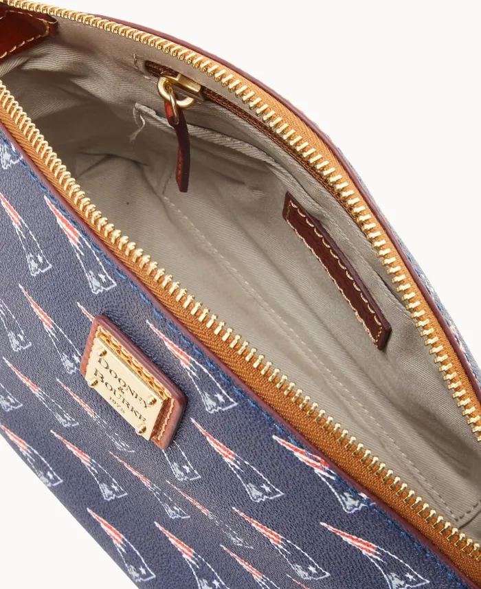 NFL Patriots Suki Crossbody Med Wristlet Patriots Woman Dooney and Bourke Crossbodies NFL Patriots Suki Crossbody Med Wristlet Patriots Woman Dooney and Bourke Crossbodies