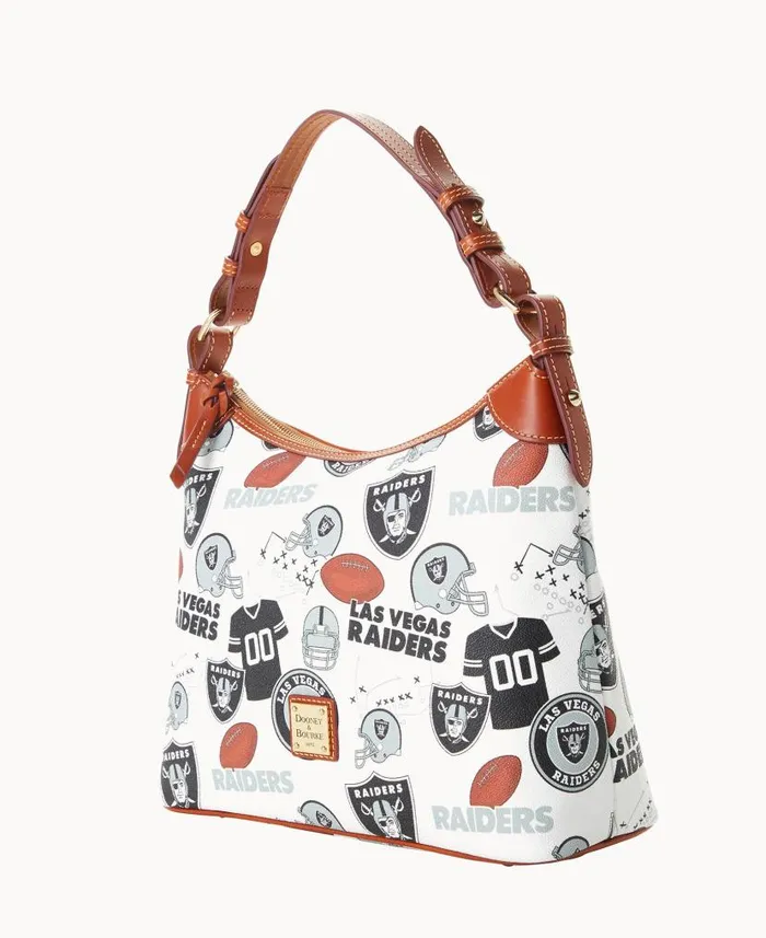 NFL Raiders Hobo Raiders Woman Dooney and Bourke Shoulder Bags NFL Raiders Hobo Raiders Woman Dooney and Bourke Shoulder Bags