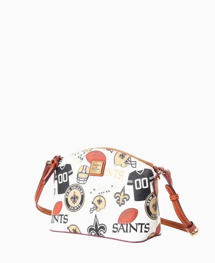 NFL Saints Suki Crossbody Saints Woman Dooney and Bourke Crossbodies NFL Saints Suki Crossbody Saints Woman Dooney and Bourke Crossbodies