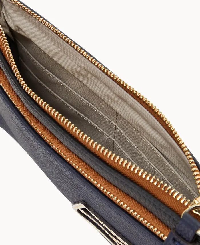 NFL Seahawks Double Zip Wristlet Seahawks ManWoman Dooney and Bourke Wallets NFL Seahawks Double Zip Wristlet Seahawks ManWoman Dooney and Bourke Wallets