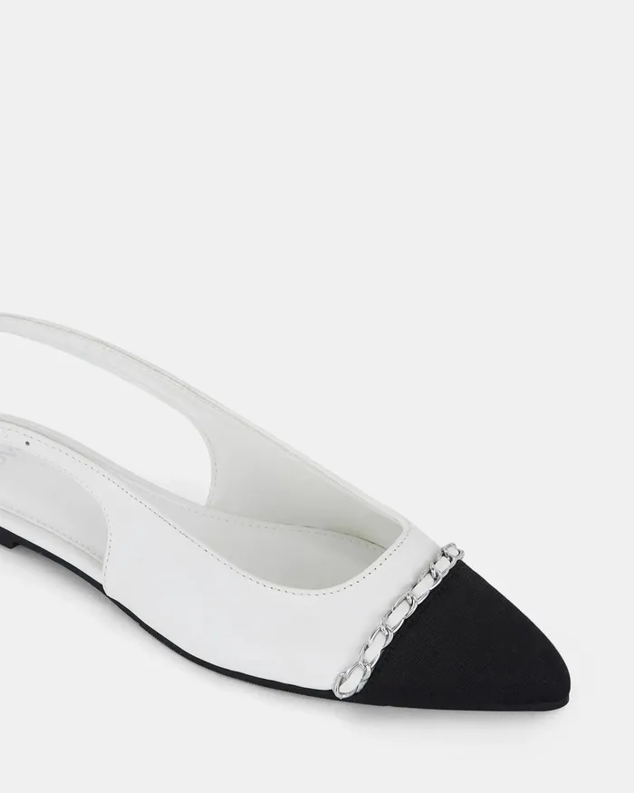 NOVO Shoes Ballet Flats Women CANDI WHITE Ballet Flats