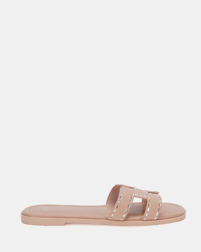 NOVO Shoes Flat Sandals Women SACHIE NUDE