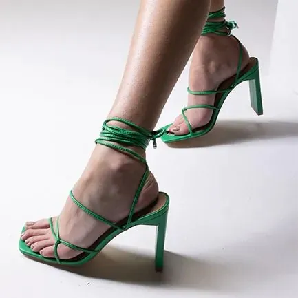 NOVO Shoes NIAROBI GREEN Women Party