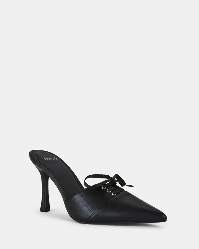 NOVO Shoes Party Women IMPERIA BLACK High Heels