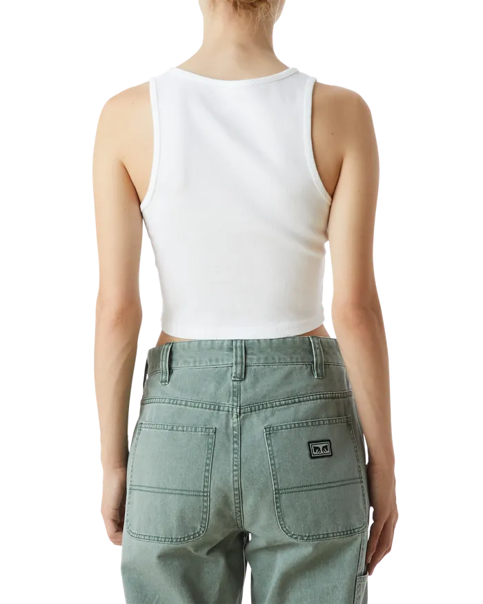 OBEY Clothing TSHIRTS Women OBEY STUDIOS MINI BOLD MEGAN TANK White