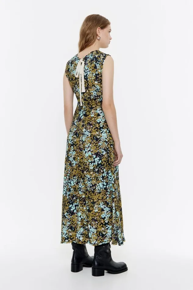 Ocher Leomimosa Frayed Midi Dress Leomimosa Ochre Women Bimba Y Lola Dresses And Jumpsuits Ocher Leomimosa Frayed Midi Dress Leomimosa Ochre Women Bimba Y Lola Dresses And Jumpsuits