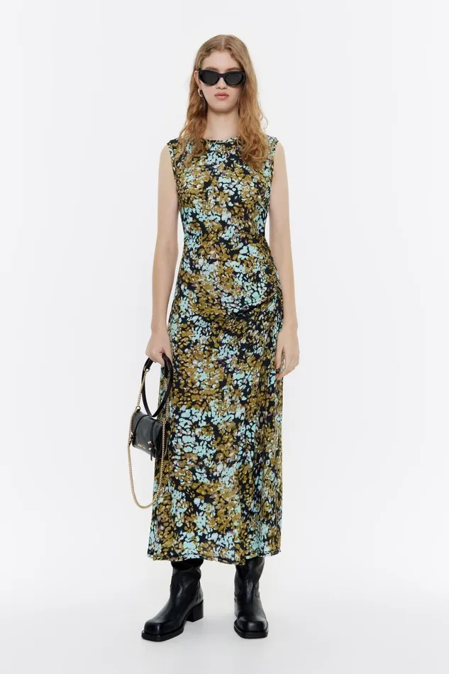 Ocher Leomimosa Frayed Midi Dress Leomimosa Ochre Women Bimba Y Lola Dresses And Jumpsuits Ocher Leomimosa Frayed Midi Dress Leomimosa Ochre Women Bimba Y Lola Dresses And Jumpsuits