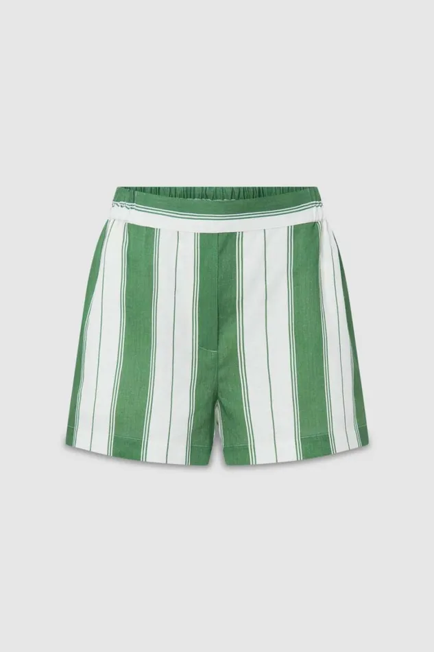 Oroton Deckchair Stripe Short Clover Women Shorts Oroton Deckchair Stripe Short Clover Women Shorts