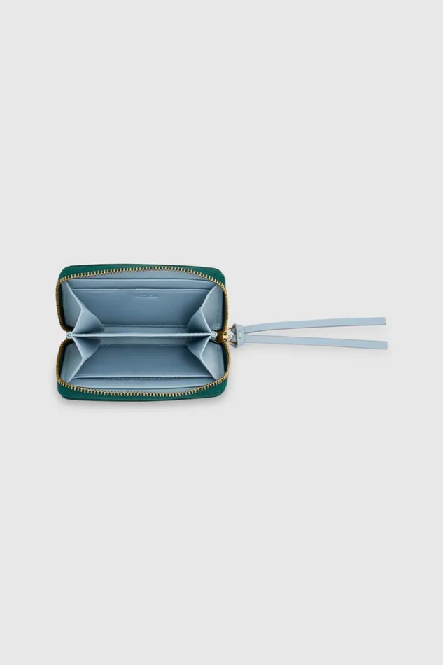 Oroton Eloise Small Zip Wallet Studio Green Women Wallets Oroton Eloise Small Zip Wallet Studio Green Women Wallets