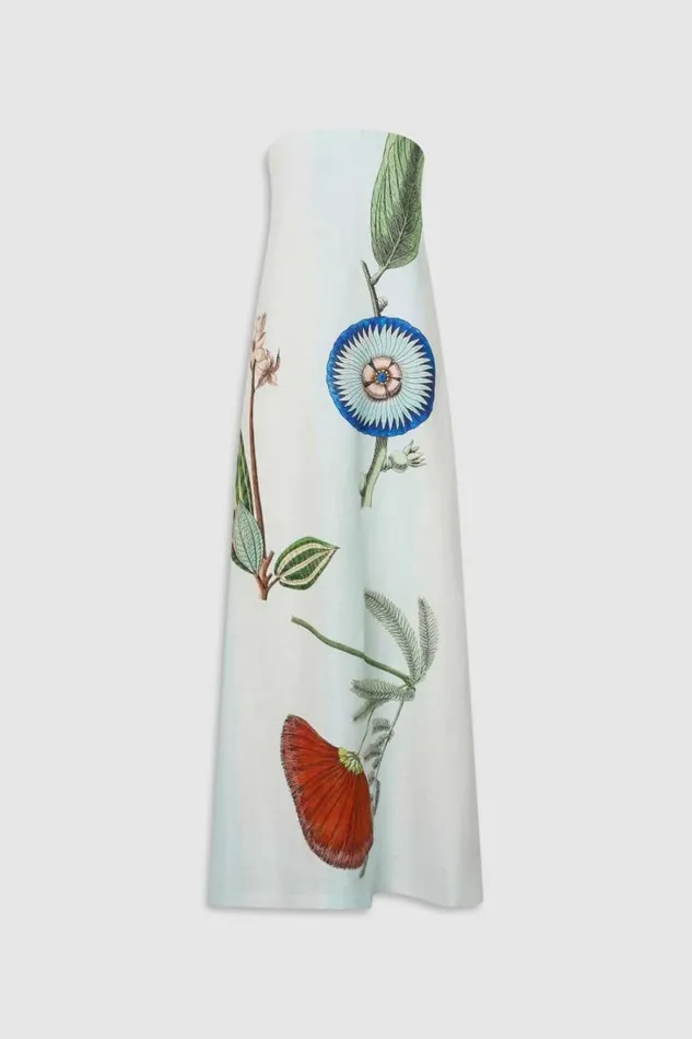 Oroton Grand Floral Gown Multi Women Dresses