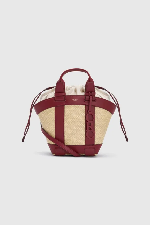Oroton Harper Small Tote Naturalsyrah Women Totes