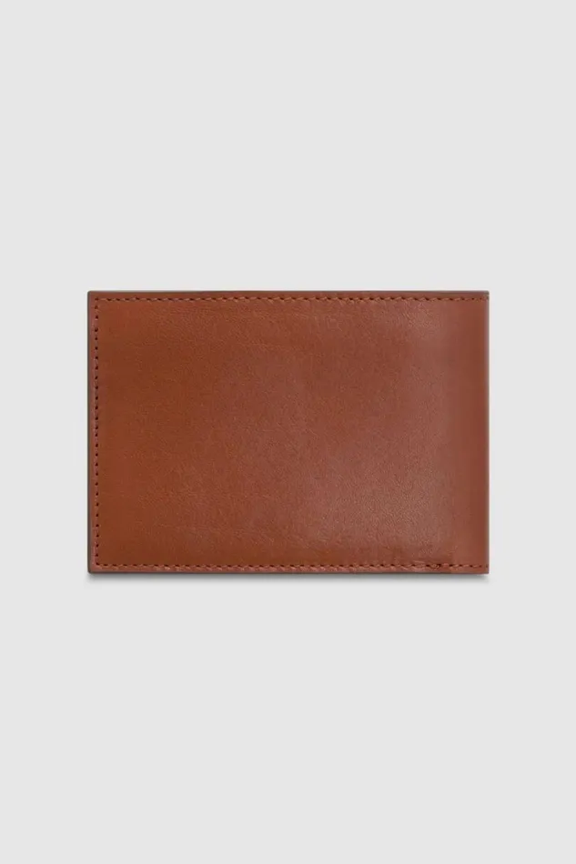 Oroton Marcus Veg 12 Credit Card Wallet Whiskey Men Wallets Oroton Marcus Veg 12 Credit Card Wallet Whiskey Men Wallets
