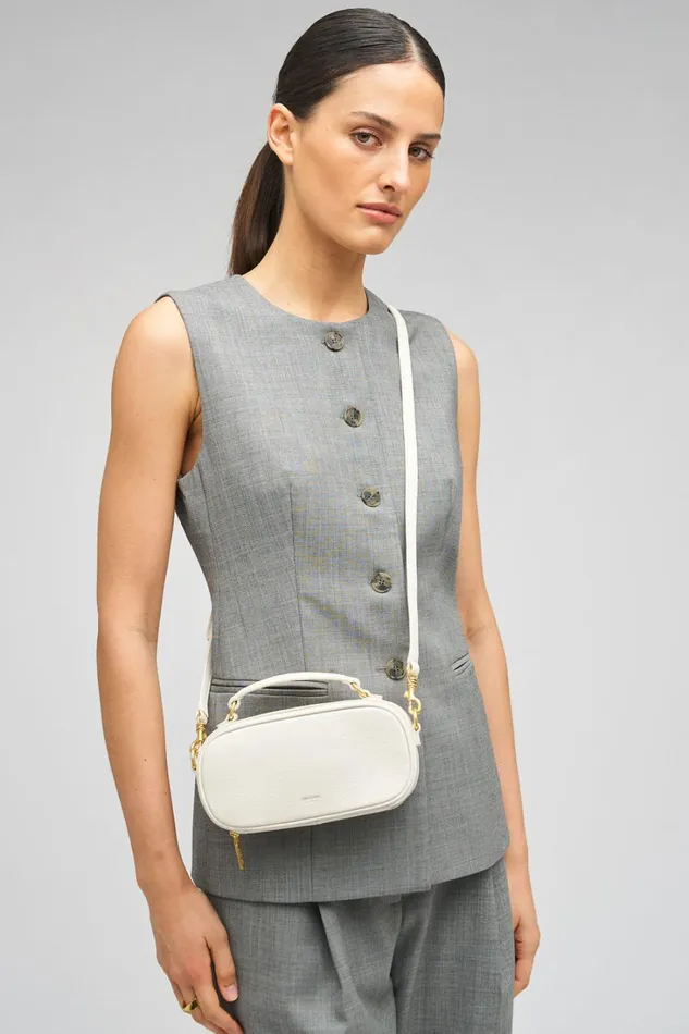 Oroton Margot Camera Bag Clotted Cream Women Crossbody Oroton Margot Camera Bag Clotted Cream Women Crossbody
