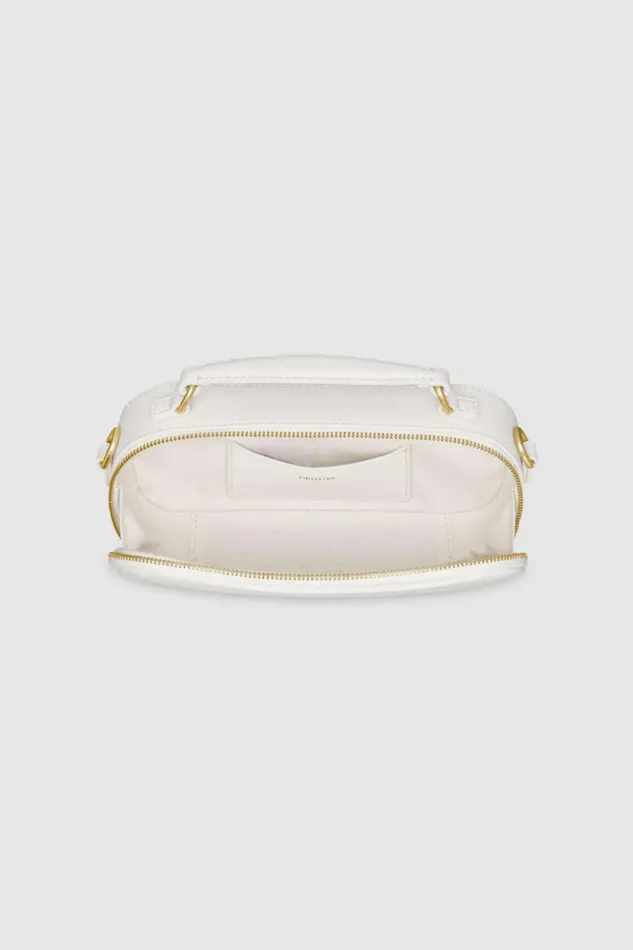 Oroton Margot Camera Bag Clotted Cream Women Crossbody Oroton Margot Camera Bag Clotted Cream Women Crossbody