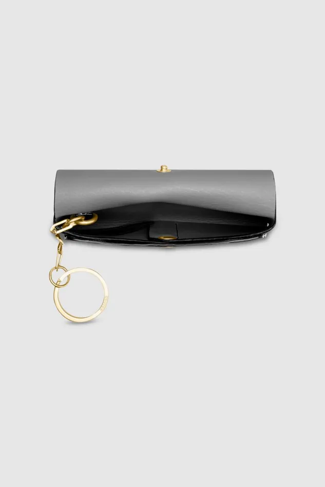 Oroton Margot Keyring Pouch Black Women Keyrings
