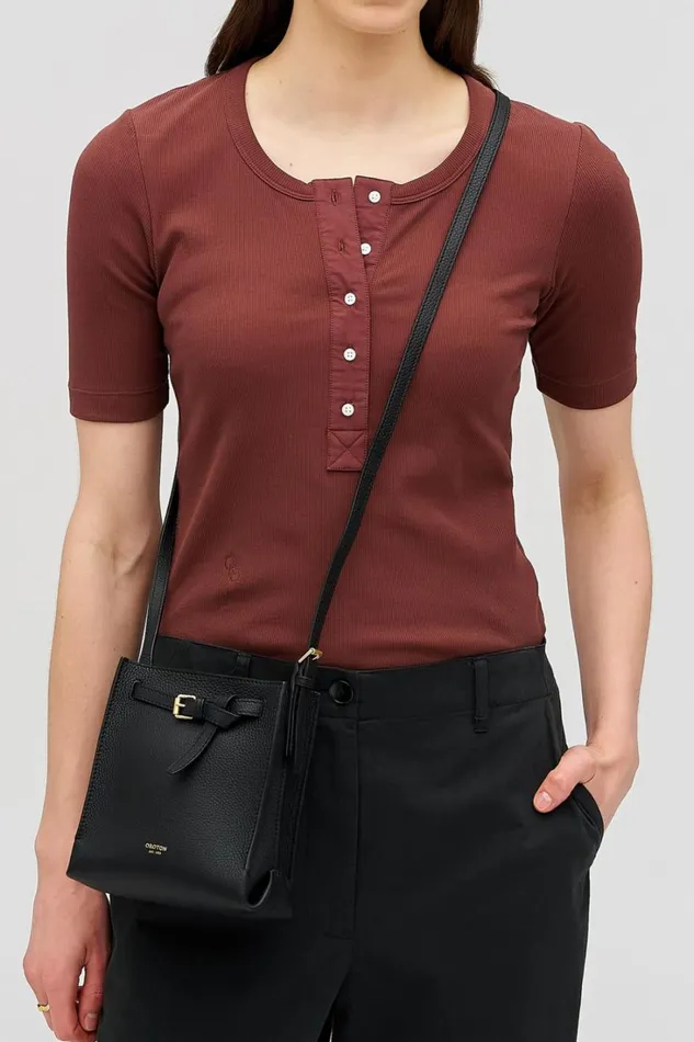 Oroton Margot Tiny Bucket Bag Black Women Crossbody Oroton Margot Tiny Bucket Bag Black Women Crossbody