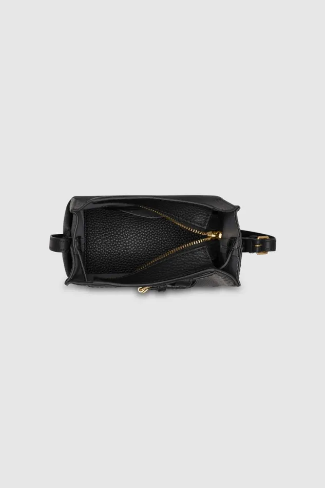 Oroton Margot Tiny Bucket Bag Black Women Crossbody Oroton Margot Tiny Bucket Bag Black Women Crossbody