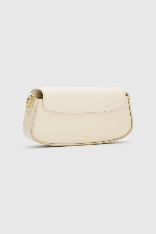Oroton Nelle Baguette Antique Cream Women Mini Bags Oroton Nelle Baguette Antique Cream Women Mini Bags