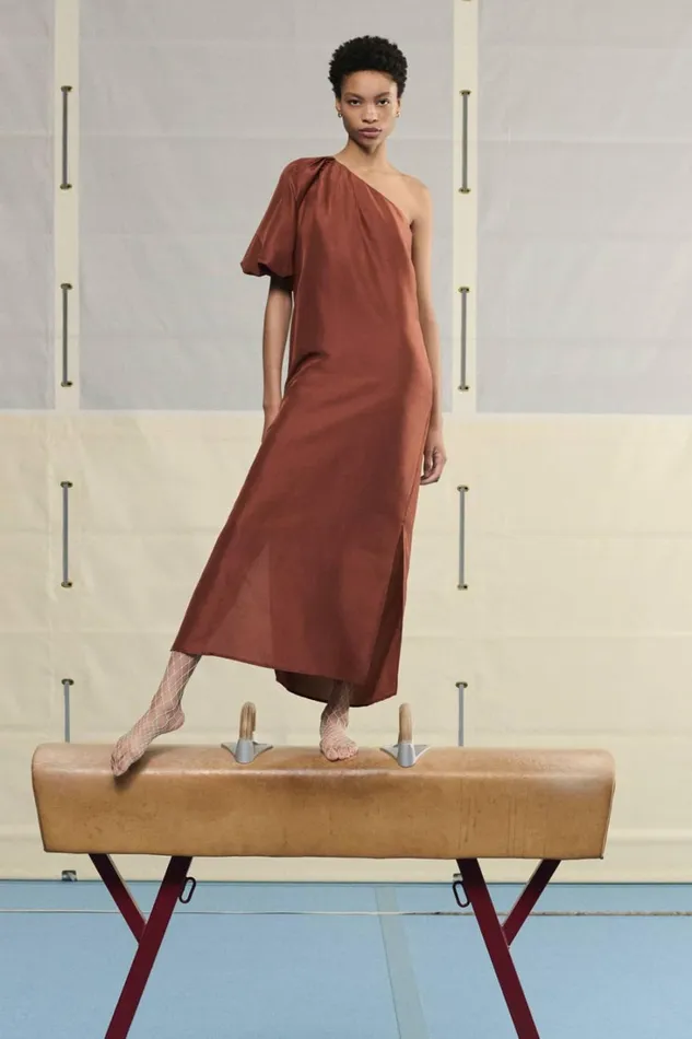 Oroton One Shoulder Dress Barn Red Women Dresses Oroton One Shoulder Dress Barn Red Women Dresses