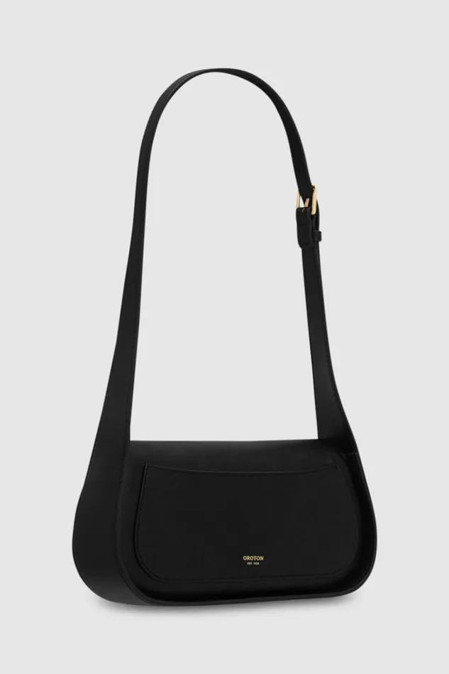 Oroton Oro Baguette Black Women Shoulder Oroton Oro Baguette Black Women Shoulder