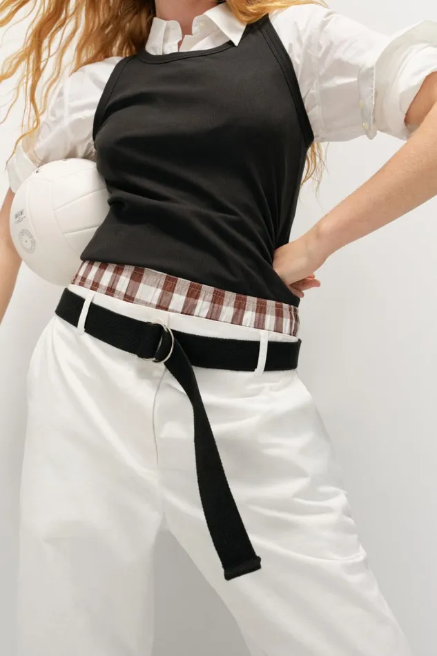 Oroton Quinn Webbing Belt Black Women Belts Oroton Quinn Webbing Belt Black Women Belts