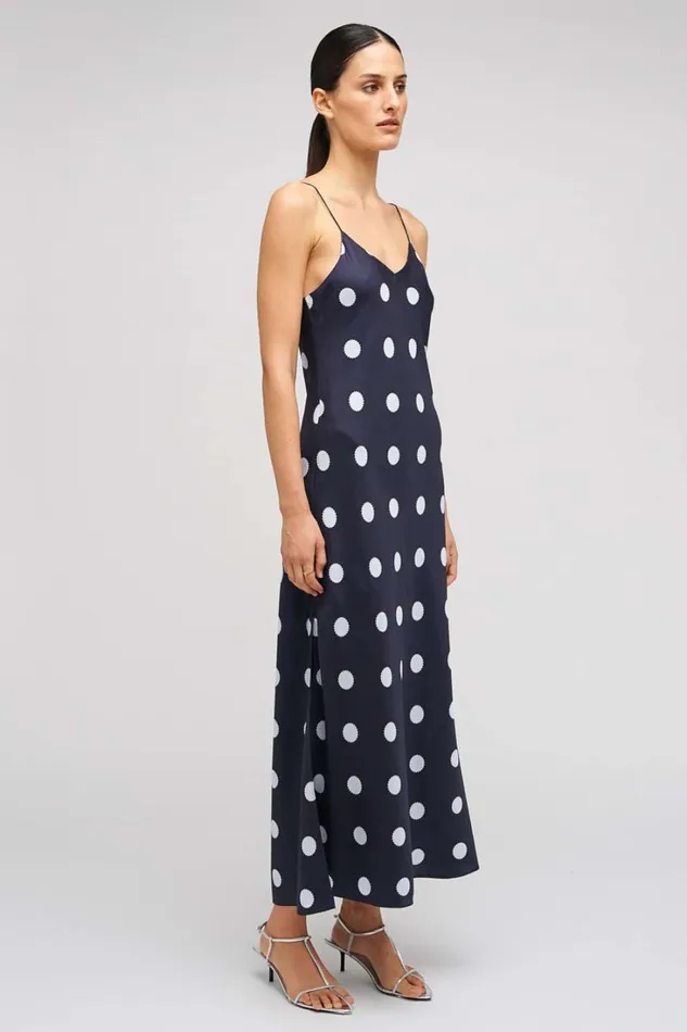 Oroton Starburst Spot Slip Dress North Sea Women Dresses Oroton Starburst Spot Slip Dress North Sea Women Dresses