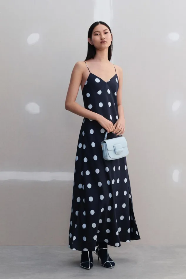 Oroton Starburst Spot Slip Dress North Sea Women Dresses Oroton Starburst Spot Slip Dress North Sea Women Dresses