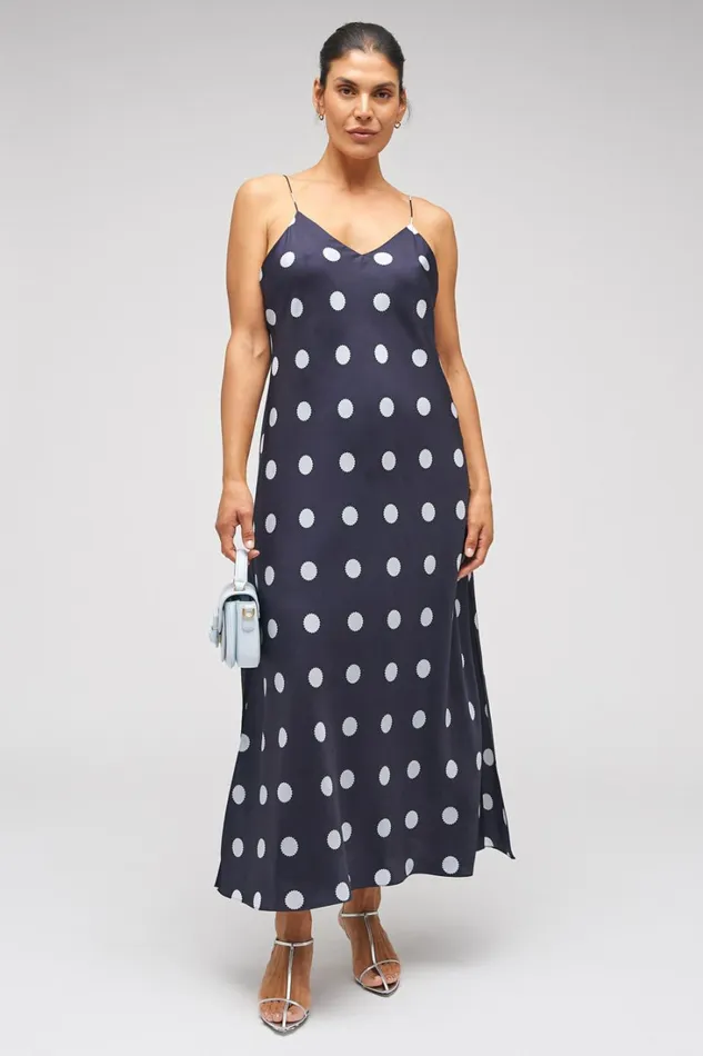 Oroton Starburst Spot Slip Dress North Sea Women Dresses Oroton Starburst Spot Slip Dress North Sea Women Dresses
