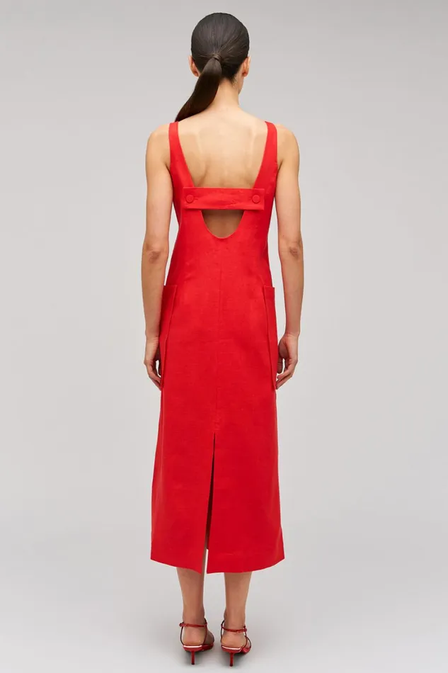Oroton Structured Sundress Poppy Women Dresses Oroton Structured Sundress Poppy Women Dresses