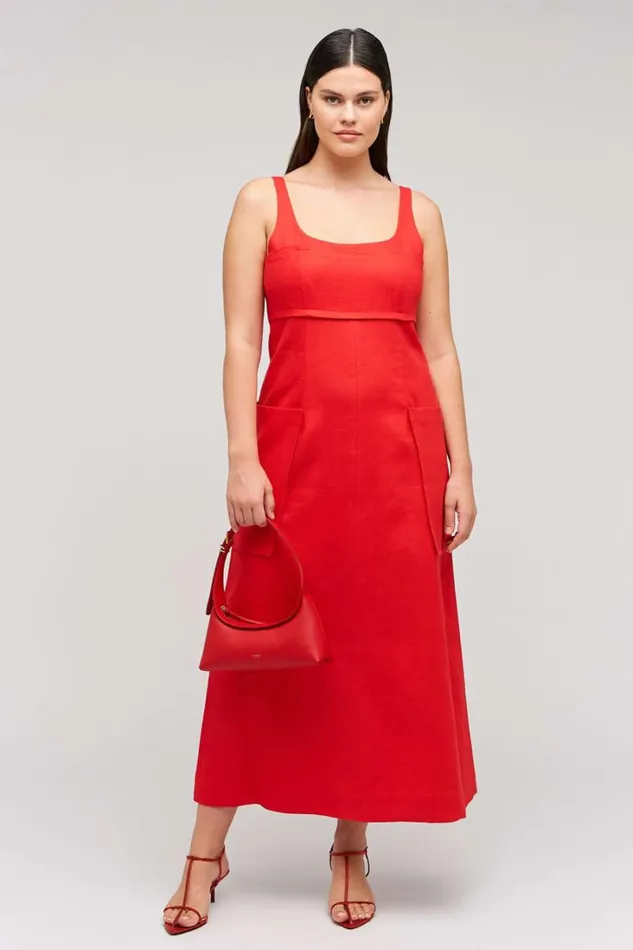 Oroton Structured Sundress Poppy Women Dresses Oroton Structured Sundress Poppy Women Dresses