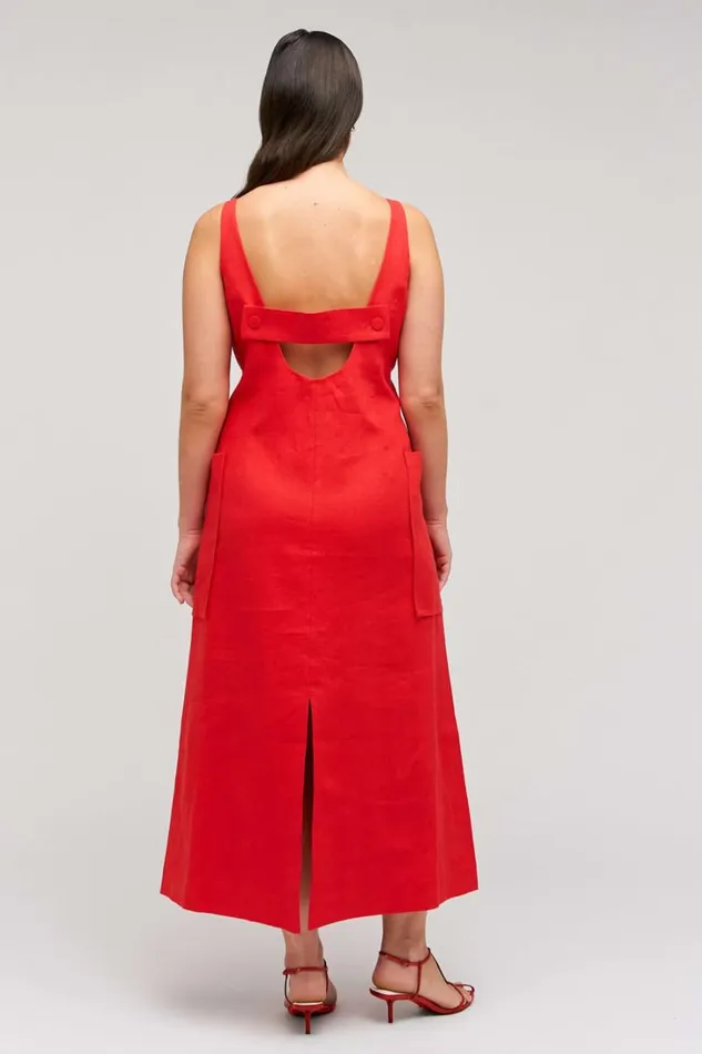 Oroton Structured Sundress Poppy Women Dresses Oroton Structured Sundress Poppy Women Dresses