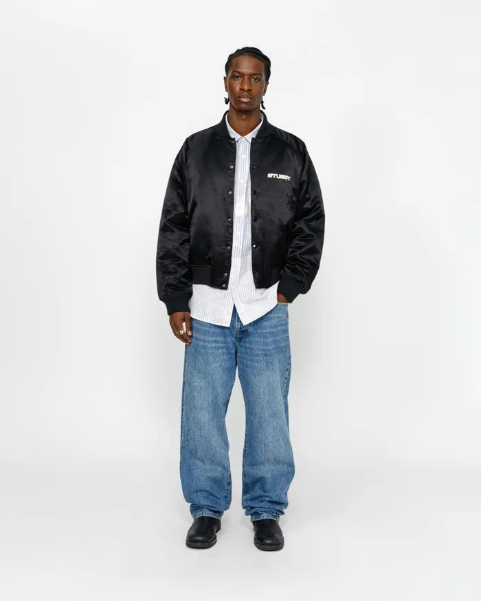 Outerwear MenWomen Stussy SOUVENIR JACKET Black