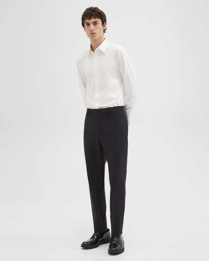 Pants Men Theory Zaine Pant In Precision Ponte Black Pants Men Theory Zaine Pant In Precision Ponte Black