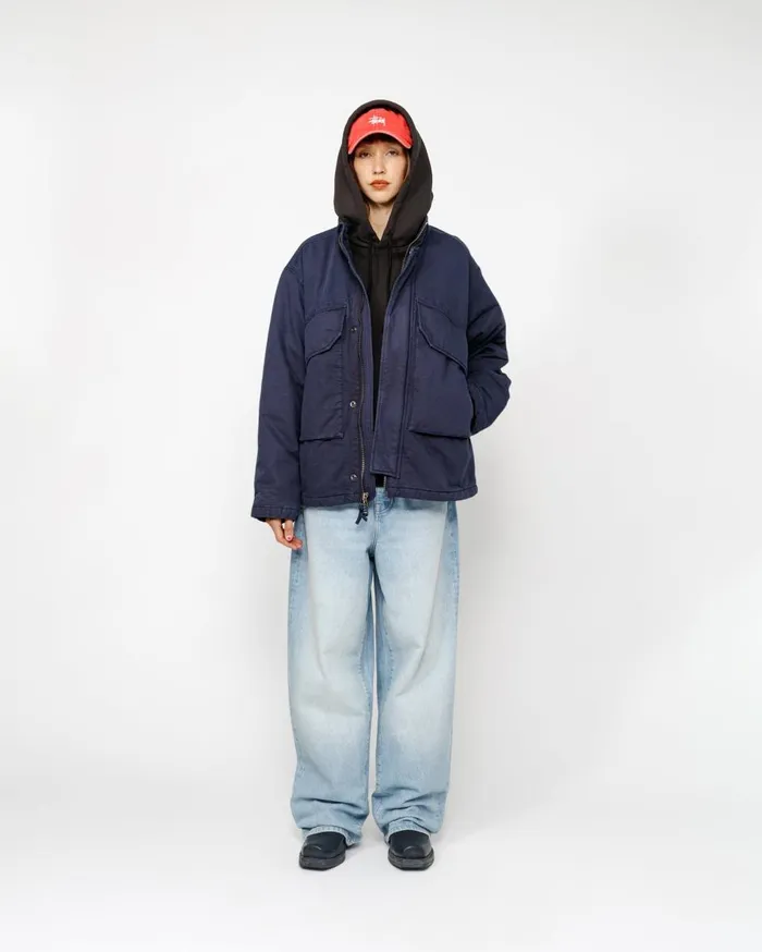 Pants MenWomen Stussy RELAXED JEAN DENIM Light Wash Pants MenWomen Stussy RELAXED JEAN DENIM Light Wash