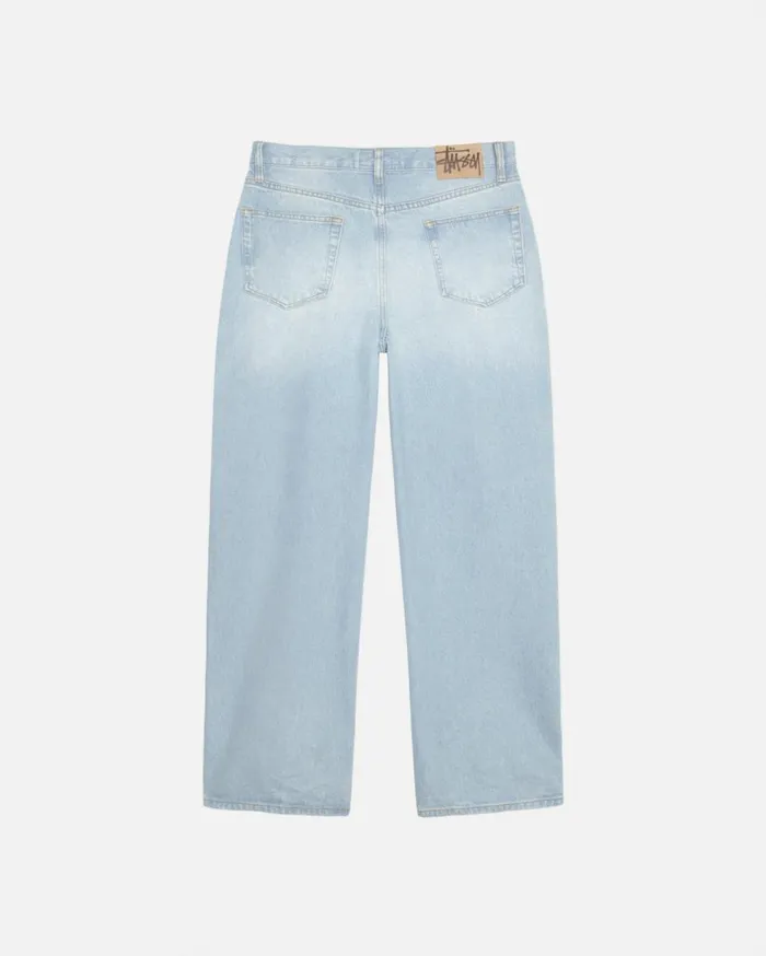 Pants MenWomen Stussy RELAXED JEAN DENIM Light Wash Pants MenWomen Stussy RELAXED JEAN DENIM Light Wash