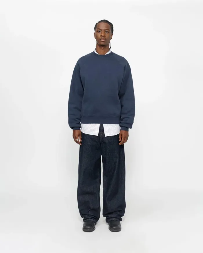 Pants MenWomen Stussy RELAXED JEAN DENIM Rinsed Indigo