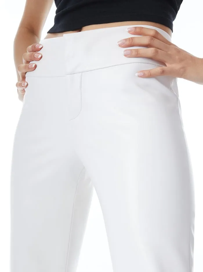 Pants Women Alice Olivia Olivia Vegan Pant Off White
