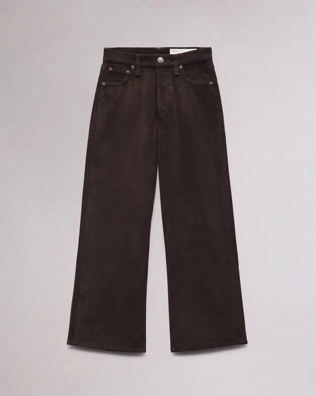 Pants Women Rag and Bone Andi Corduroy Pant Dark Brown