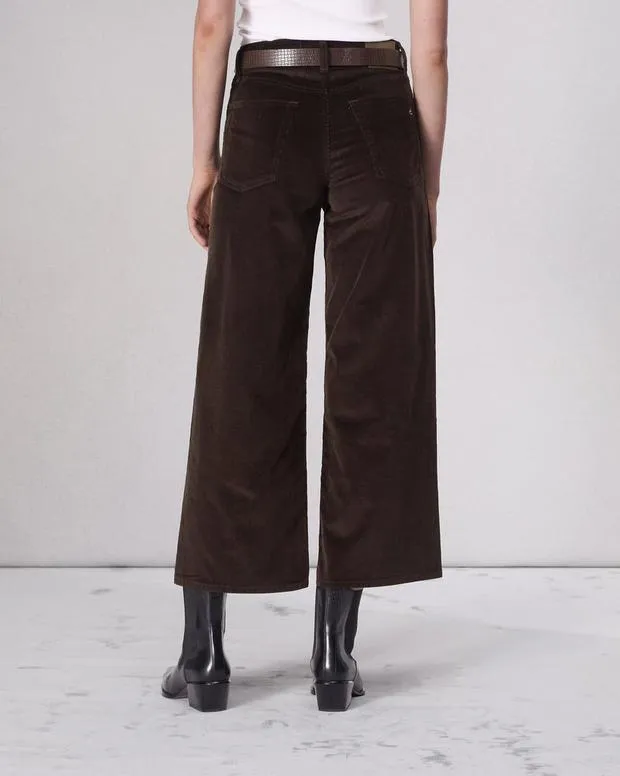Pants Women Rag and Bone Andi Corduroy Pant Dark Brown