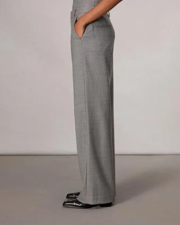 Pants Women Rag and Bone Andi FullLength Plaid Pant Blue Plaid