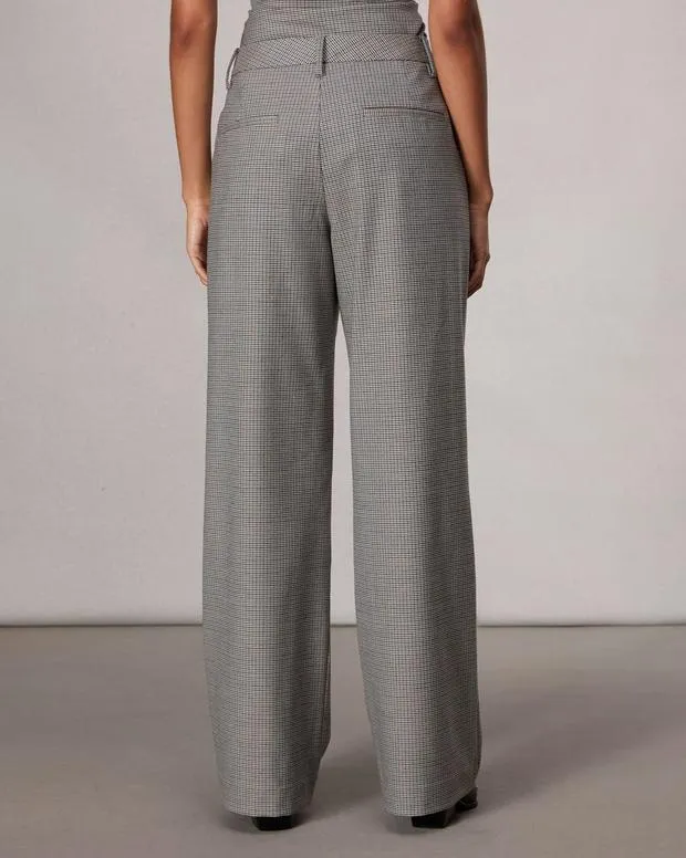 Pants Women Rag and Bone Andi FullLength Plaid Pant Blue Plaid