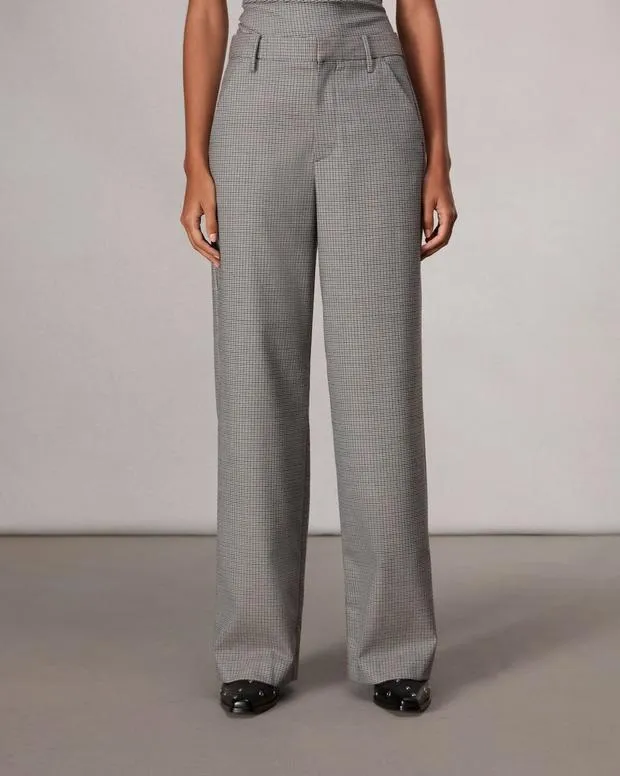 Pants Women Rag and Bone Andi FullLength Plaid Pant Blue Plaid