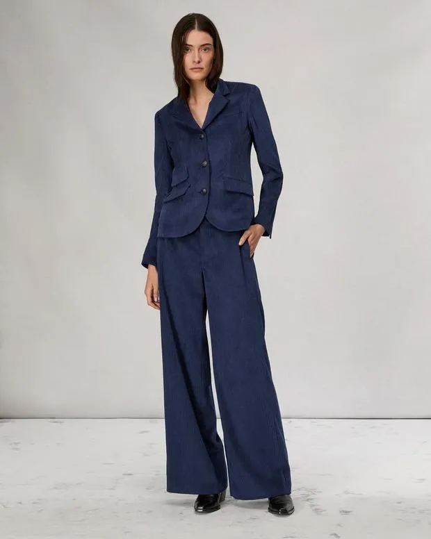 Pants Women Rag and Bone Sofie Corduroy Pant Navy