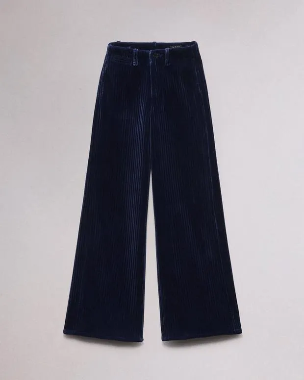 Pants Women Rag and Bone Sofie Corduroy Pant Navy