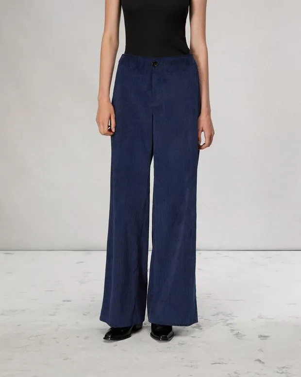 Pants Women Rag and Bone Sofie Corduroy Pant Navy