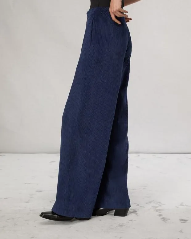 Pants Women Rag and Bone Sofie Corduroy Pant Navy