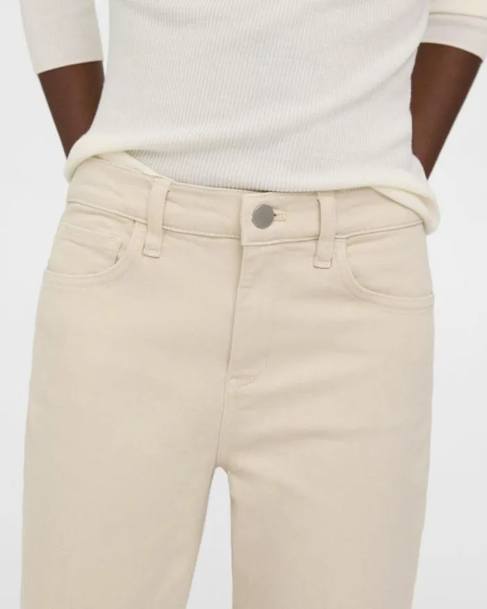 Pants Women Theory Treeca Jean In Stretch Denim Sand