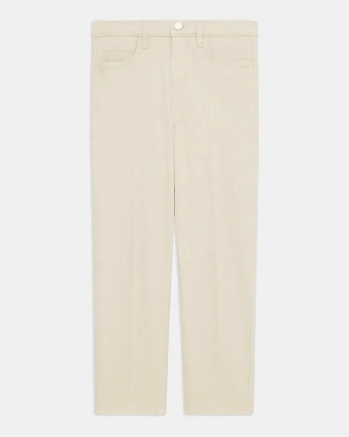 Pants Women Theory Treeca Jean In Stretch Denim Sand