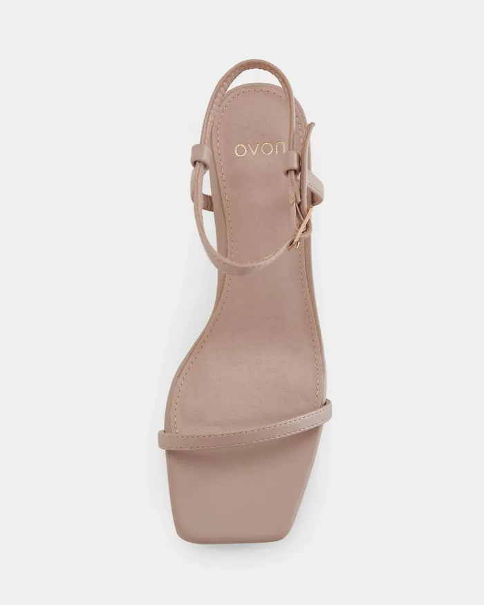 Party Women NOVO Shoes UNDERCOVER NUDE Heeled Sandals